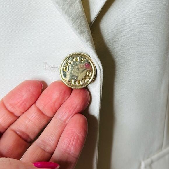 DKNY Ivory One Button Blazer - Picture 3 of 7